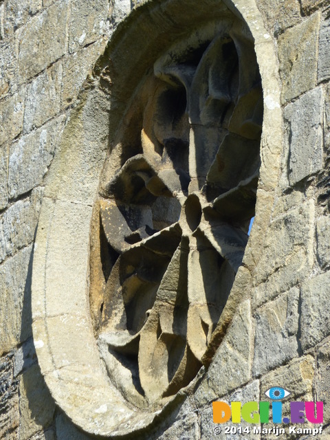 FZ003877 Crucis Abbey window rose